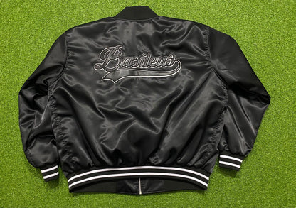 black  bomber jacket