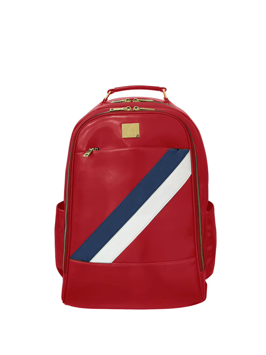 Red premium backpack