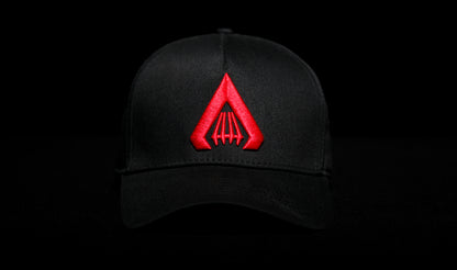 Premium Headwear - Black/ Red